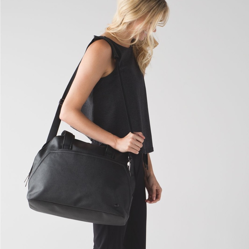 Lululemon Yin Time Black Gym Work Bag